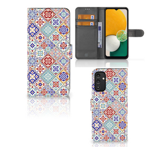 Samsung Galaxy A14 5G Bookcase Tiles Color