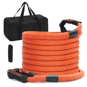 VEVOR 25 mm x 9 m sleepkabel 17237 kg zware off-road sleepband extreem zware herstelband met 30% elastische energie voor jeep auto vrachtwagen ATV UTV SUV tractor