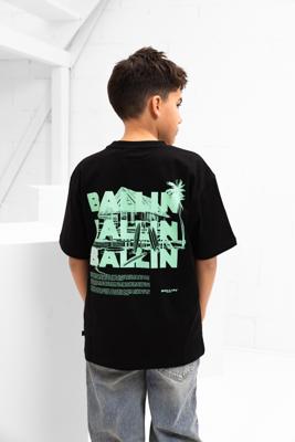 Ballin Amsterdam Paradise House T-Shirt Kids Zwart - Maat 128 - Kleur: Zwart | Soccerfanshop