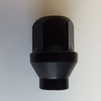 H&R Wielmoer met schaft 5mm, ø14,7mm konisch - M12x1.50 - Lengte 34mm - Zwart gesloten HRB125001MZ5 H&R Wielmoer met schaft 5mm, ø14,7mm konisch - M12x1.50 - Lengte 34mm - Zwart gesloten HRB125001MZ5