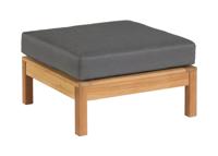 Exotan Outdoor Hocker St. Peter Teakhout, 75 x 75cm - Grijs - thumbnail