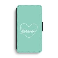 Forever heart pastel: iPhone XS Max Flip Hoesje