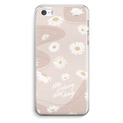 Daydreaming becomes reality: iPhone 5 / 5S / SE Transparant Hoesje