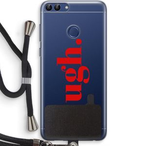 Ugh: Huawei P Smart (2018) Transparant Hoesje met koord
