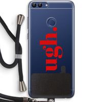 Ugh: Huawei P Smart (2018) Transparant Hoesje met koord