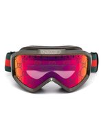 Gucci Eyewear masque de ski à motif monogrammé GG - Vert