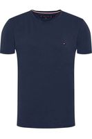 Tommy Hilfiger Core Stretch Slim Fit T-Shirt ronde hals marine, Effen - thumbnail