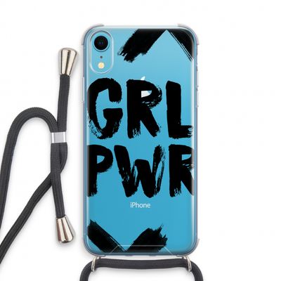 Girl Power #2: iPhone XR Transparant Hoesje met koord