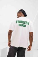 Fearless Blood Vintage T-Shirt Heren Wit/Groen - Maat S - Kleur: WitGroen | Soccerfanshop