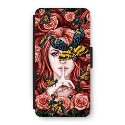 Lady Moth: iPhone 12 Flip Hoesje