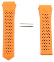 Horlogeband Smartwatch Tag Heuer FT6217 Rubber Oranje 22mm