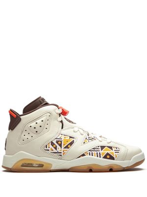 Jordan Kids baskets montantes Air Jordan 6 GS Quai 54 - Blanc