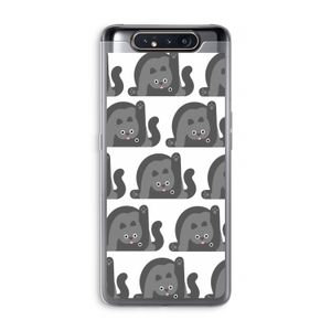 Cats: Samsung Galaxy A80 Transparant Hoesje