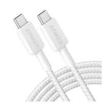 Anker 322 USB-C to USB-C Cable Nylon 1.8M 60W Oplader Wit Anker 322 USB-C to USB-C Cable Nylon 1.8M 60W Oplader Wit