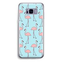 Anything Flamingoes: Samsung Galaxy S8 Plus Transparant Hoesje