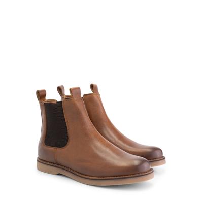 Travelin' Women - Chelsea flat sole - Cognac - Maat 42