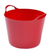 Flexibele emmer - 14 liter - Kunststof - Rood - 32 x 36 x 25 cm