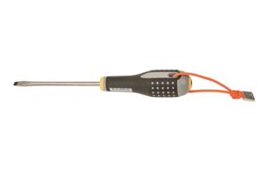Bahco Schroevendraaier ERGO™ | met Dyneema koord | driecomponentengreep | gleuf | 1.6 mm x 8 mm x 175 mm - TAHBE-8257