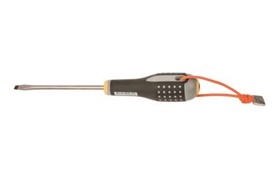 Bahco Schroevendraaier ERGO™ | met Dyneema koord | driecomponentengreep | gleuf | 1.6 mm x 8 mm x 175 mm - TAHBE-8257