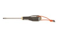 Bahco Schroevendraaier ERGO™ | met Dyneema koord | driecomponentengreep | gleuf | 1.6 mm x 8 mm x 175 mm - TAHBE-8257
