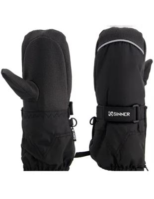 Sinner Timber Mitten Kinder Ski Wanten (zwart) Zwart 0-1 Jaar