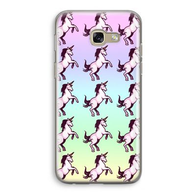 Musketon Unicorn: Samsung Galaxy A5 (2017) Transparant Hoesje