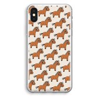 Pony: iPhone X Transparant Hoesje Pony: iPhone X Transparant Hoesje