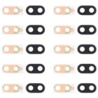 10 stuks Back Camera lenscover met Sticker voor Galaxy C8 / C710