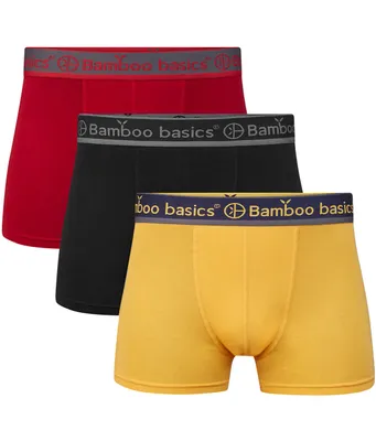 Liam 3-pak heren boxershorts korte pijpjes bamboe - Ademend - Anti zweet