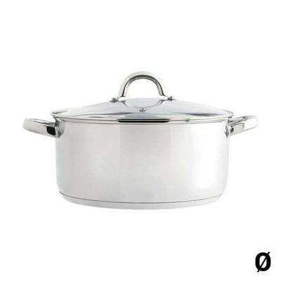 Kookpot met Glazen Deksel Quid Ottawa Roestvrij staal Afmetingen 20 cm