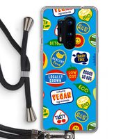 Fruitsticker: OnePlus 8 Pro Transparant Hoesje met koord