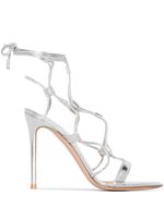 Gianvito Rossi sandales Giza 120 mm en cuir - Argent - thumbnail