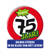 Wenskaart Verkeersbord 75 Jaar