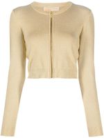 Michael Michael Kors cardigan nervuré à coupe crop