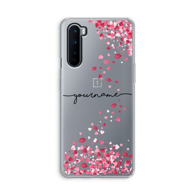 Hartjes en kusjes: OnePlus Nord Transparant Hoesje