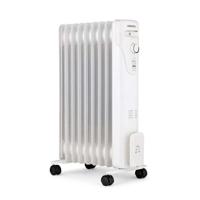 Radiator van elektrische oliebad - 2000 watt - Oceanic - 3 Powers - 9 Elements - Mobile - Wit