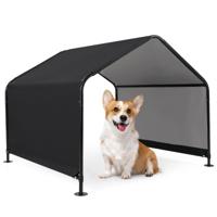 Schaduwhok voor Honden van Grote Middelgrote Kleine Rassen Huis voor Huisdieren met Waterdicht Dak Palen Tent voor Kippen Konijnen Vee