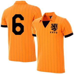 Nederlands Elftal Retro Shirt 1983 + Nummer 6