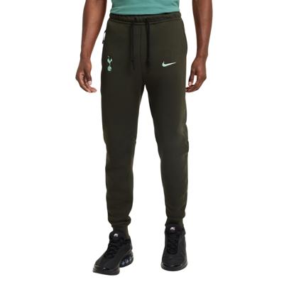 Nike Tottenham Hotspur Tech Fleece Joggingbroek 2024-2025 Donkergrijs Groen Lichtblauw