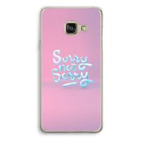 Sorry not sorry: Samsung Galaxy A3 (2016) Transparant Hoesje