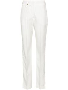 Jacquemus pantalon Le pantalon Tibau à coupe droite - Blanc