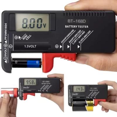 Batterijtester - zwart - kunststof - 11 x 6 cm - accutester - hulpmiddelen Batterijtester - zwart - kunststof - 11 x 6 cm - accutester - hulpmiddelen