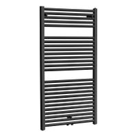 Wiesbaden Elara handdoek radiator 119x60 cm 830 watt zwart mat