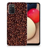 Samsung Galaxy A02s | Siliconen Case | Koffiebonen