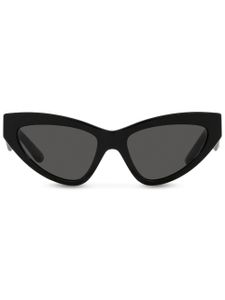 Dolce & Gabbana Eyewear lunettes de soleil à monture papillon - Noir