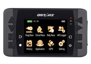 Qstarz LT-6000S GPS-laptimer Voertuigtracker Zwart, Oranje