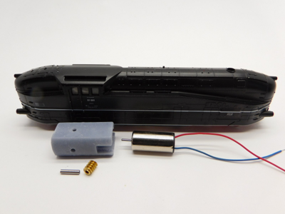 micromotor NA035G motor ombouwset voor Arnold BR 61, Henschel Wegmann Zug micromotor NA035G motor ombouwset voor Arnold BR 61, Henschel Wegmann Zug