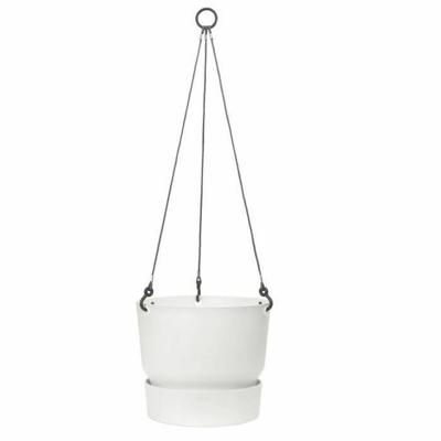 Hangende plantenbak Elho Greenville Wit Plastic Ø 23,9 x 20,3 cm