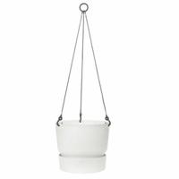 Hangende plantenbak Elho Greenville Wit Plastic Ø 23,9 x 20,3 cm