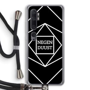 Negenduust geometrisch: Xiaomi Mi Note 10 Transparant Hoesje met koord